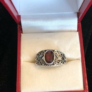 Vintage garnet ring